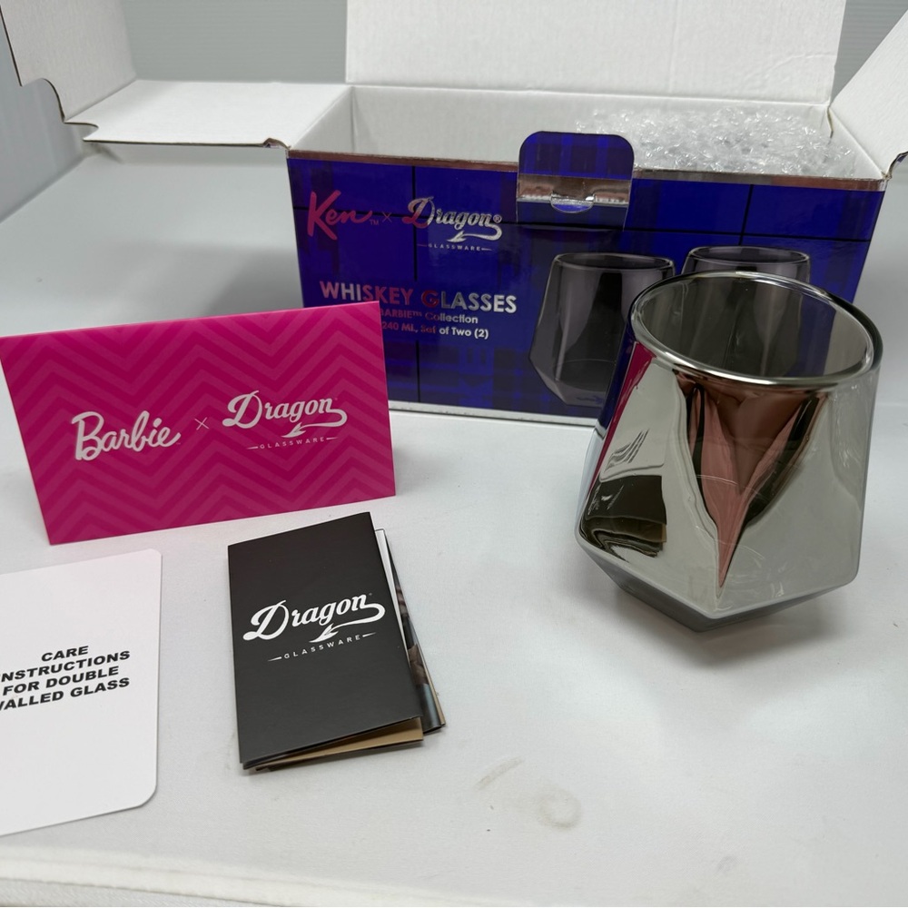 Barbie • Ken x Dragon Glassware • Whiskey Glasses - Picture 5 of 10